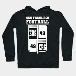 SF, san francisco football. 49 ers flame Hoodie